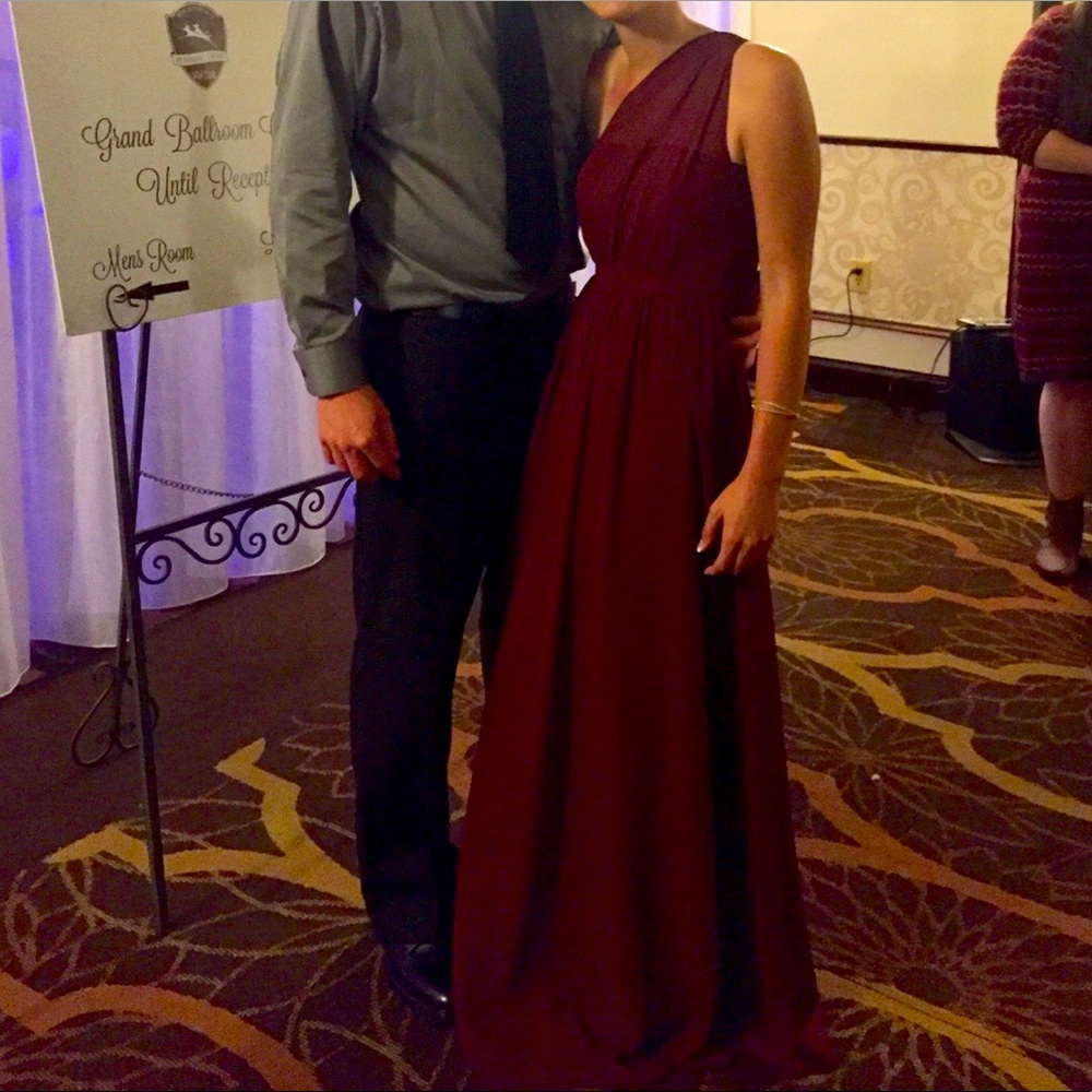 Alfred Angelo Chiffon Floor Length Dress